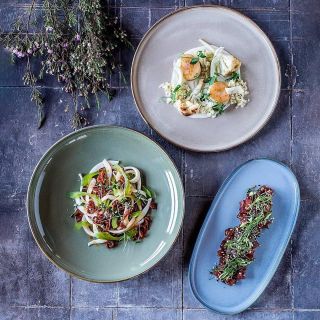 Bonna Hygge v barevných tónech Sky, Sage a Sand. Skvěle doplní jarní tabuli u vás doma 🌸 . . . #gastrostrorecz #bonna...